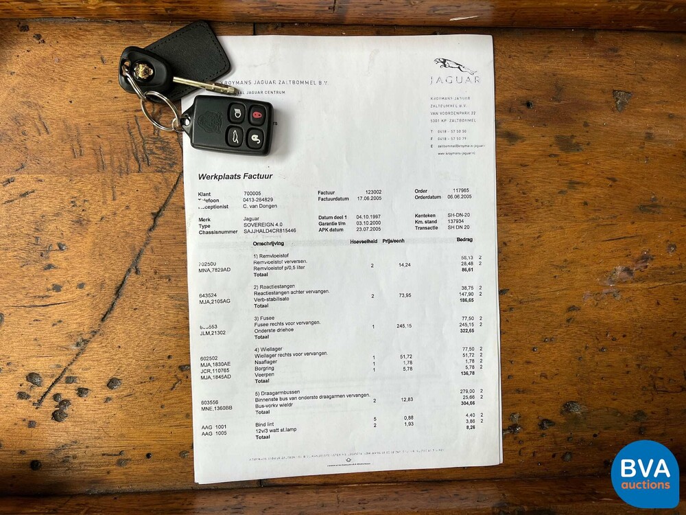 Jaguar Sovereign 4.0 V8 Automatik XJ 1997 -Org. NL-, SH-DN-20.