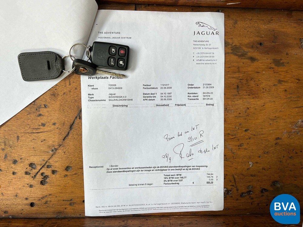 Jaguar Sovereign 4.0 V8 Automatik XJ 1997 -Org. NL-, SH-DN-20.