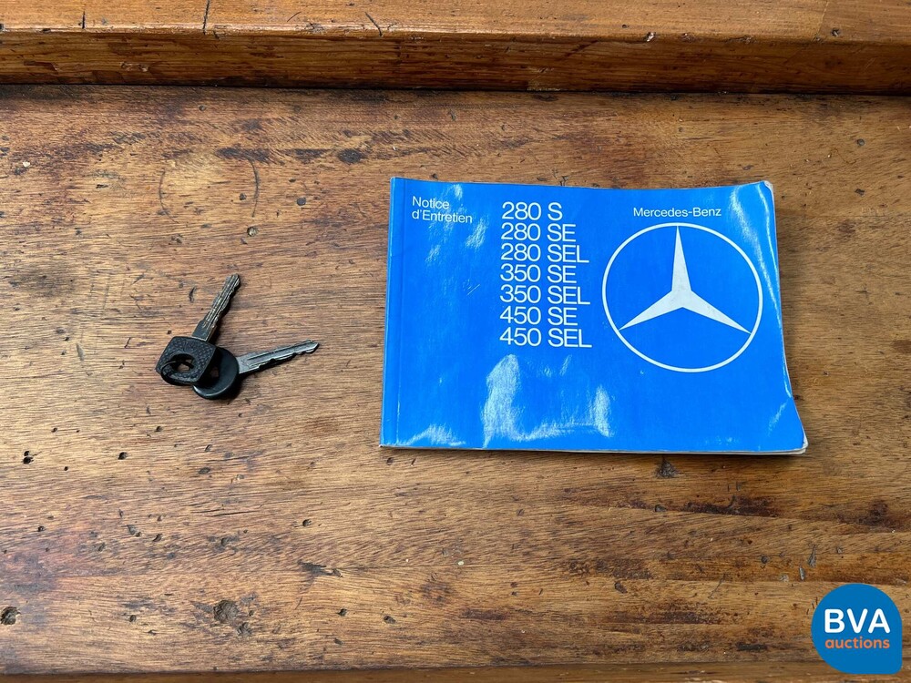 Mercedes-Benz 280 SE S-class 185hp 1976, 36-YA-32.