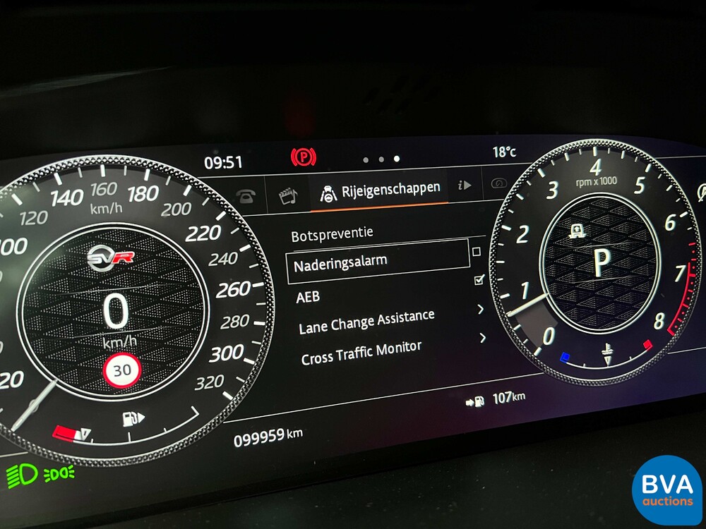 Land Rover Range Rover Sport SVR FACELIFT 5.0 V8 CARBON 575 PS 2018, XH-816-V.