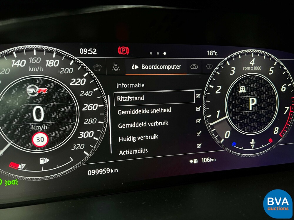 Land Rover Range Rover Sport SVR FACELIFT 5.0 V8 CARBON 575 PS 2018, XH-816-V.