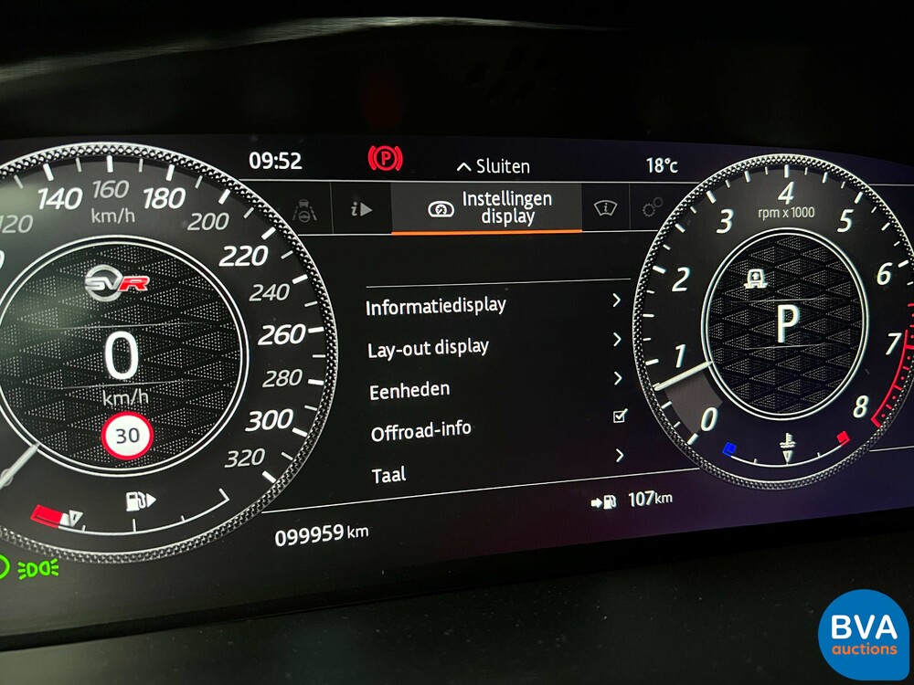 Land Rover Range Rover Sport SVR FACELIFT 5.0 V8 CARBON 575 PS 2018, XH-816-V.