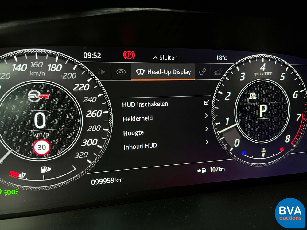 Land Rover Range Rover Sport SVR FACELIFT 5.0 V8 CARBON 575 PS 2018, XH-816-V.