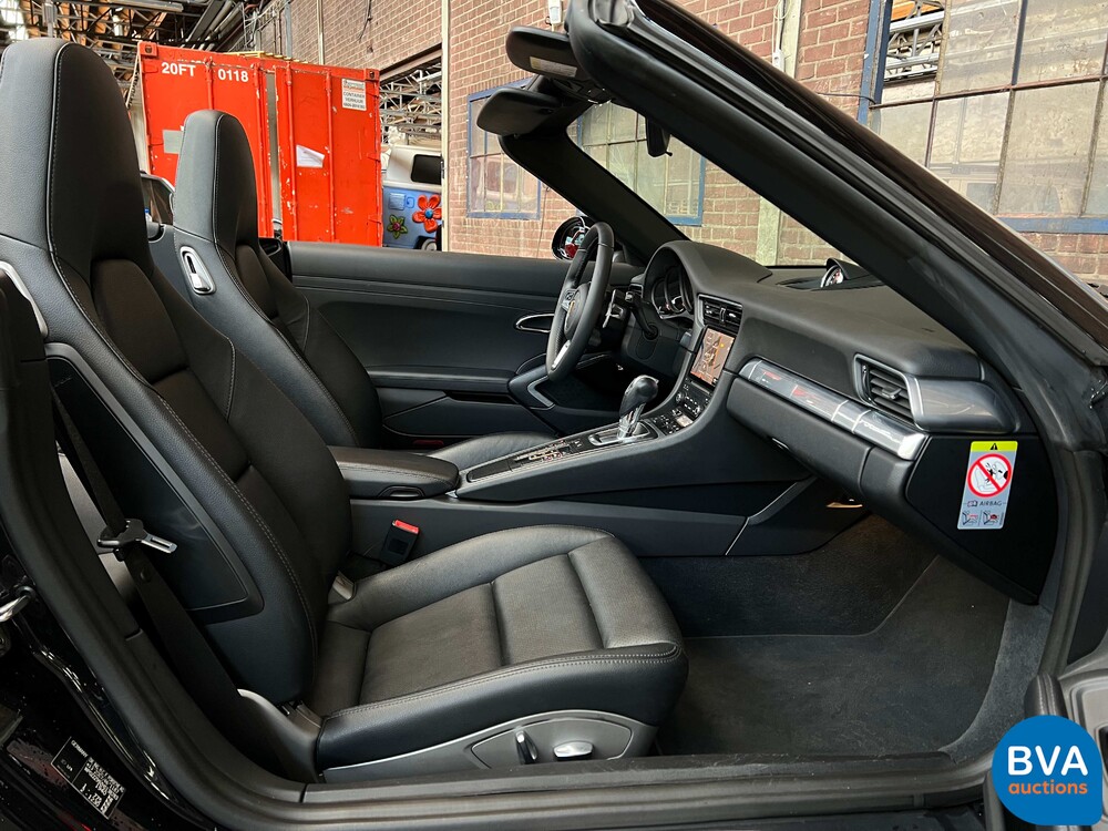 Porsche 911 991.2 FACELIFT Carrera 3.0 Cabriolet Sportchrono 370pk 2016, TN-550-X