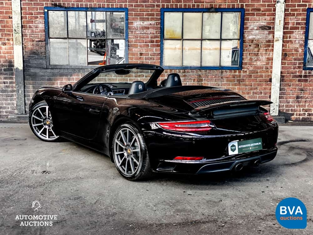 Porsche 911 991.2 FACELIFT Carrera 3.0 Cabriolet Sportchrono 370pk 2016, TN-550-X