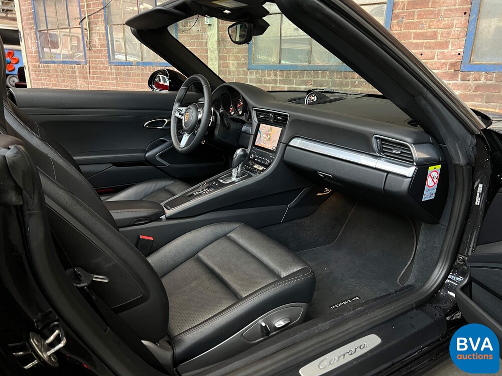 Porsche 911 991.2 FACELIFT Carrera 3.0 Cabriolet Sportchrono 370pk 2016, TN-550-X