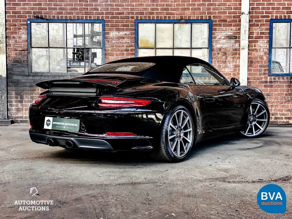 Porsche 911 991.2 FACELIFT Carrera 3.0 Cabriolet Sportchrono 370pk 2016, TN-550-X