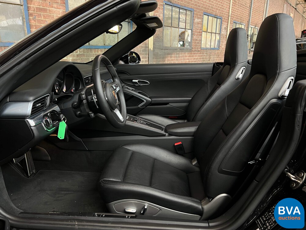 Porsche 911 991.2 FACELIFT Carrera 3.0 Cabriolet Sportchrono 370pk 2016, TN-550-X