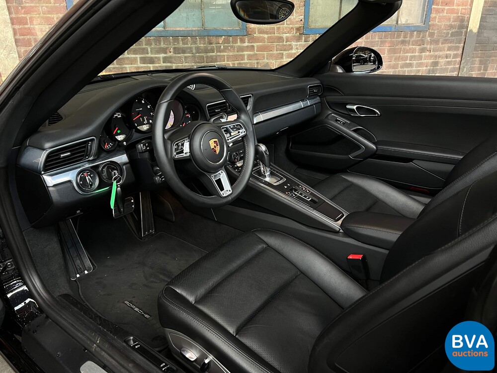Porsche 911 991.2 FACELIFT Carrera 3.0 Cabriolet Sportchrono 370pk 2016, TN-550-X