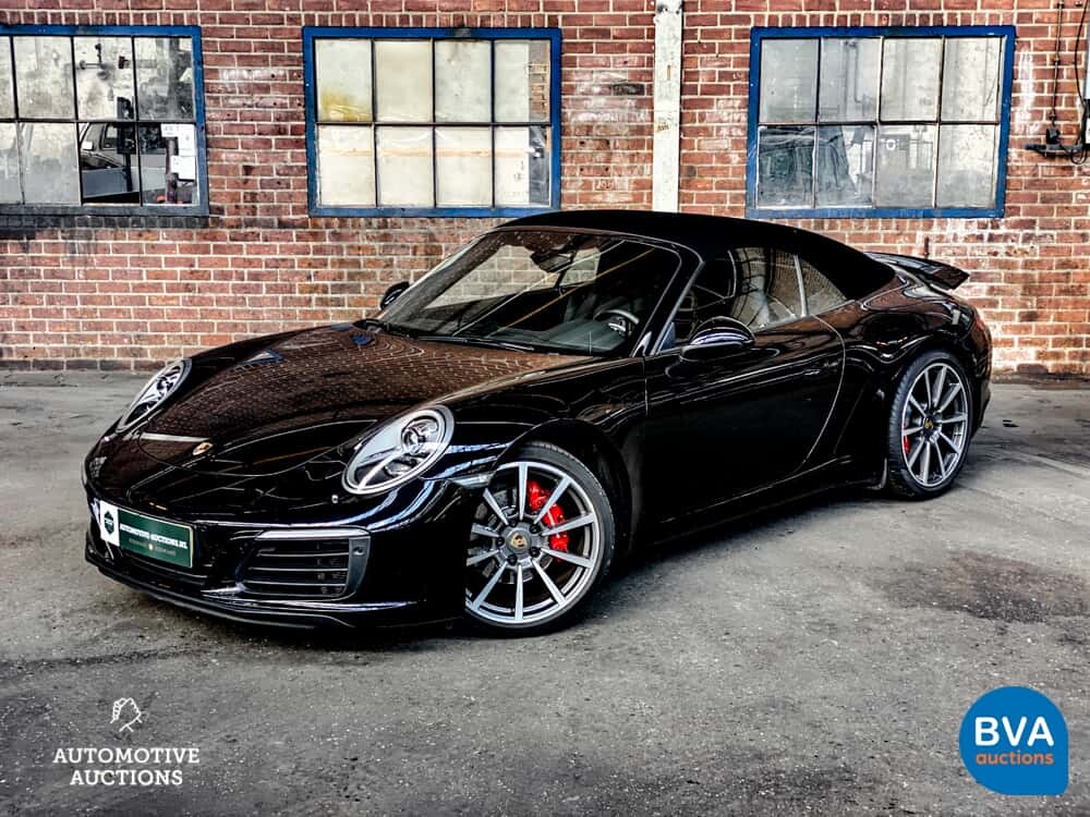 Porsche 911 991.2 FACELIFT Carrera 3.0 Cabriolet Sportchrono 370pk 2016, TN-550-X