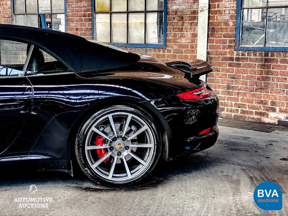 Porsche 911 991.2 FACELIFT Carrera 3.0 Cabriolet Sportchrono 370pk 2016, TN-550-X