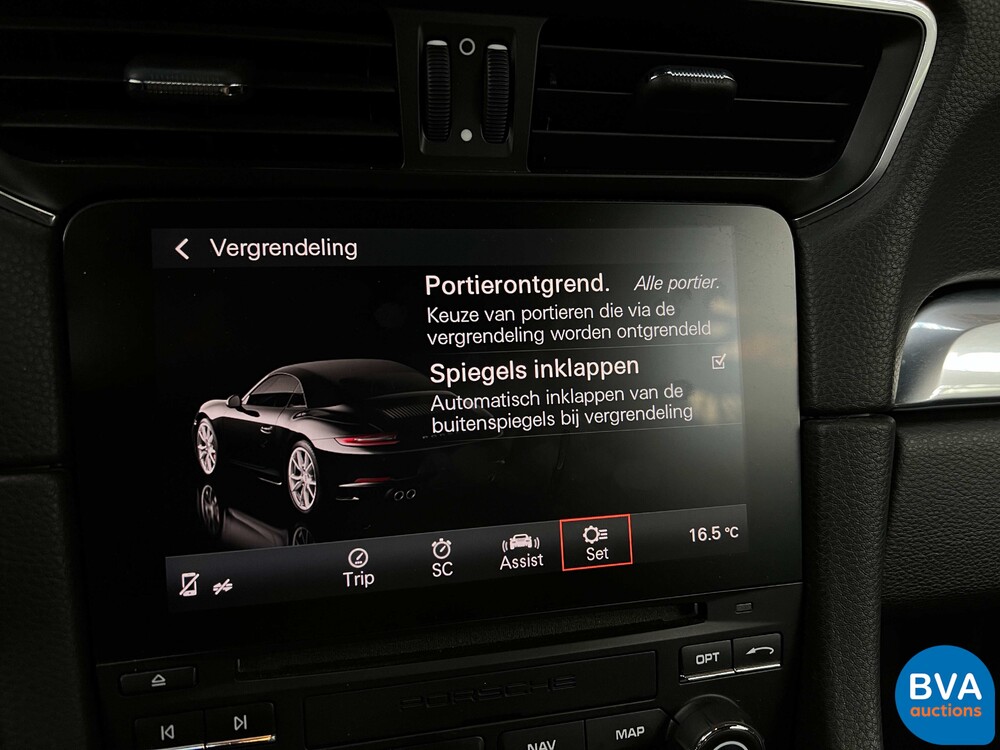 Porsche 911 991.2 FACELIFT Carrera 3.0 Cabriolet Sportchrono 370pk 2016, TN-550-X