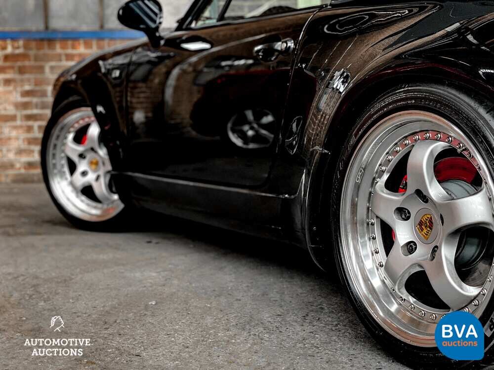 Porsche 911 964 Carrera 4 3.6 WTL | TURBO Look | Brombacher | MANUAL | Convertible 1991, TZ-NN-82.