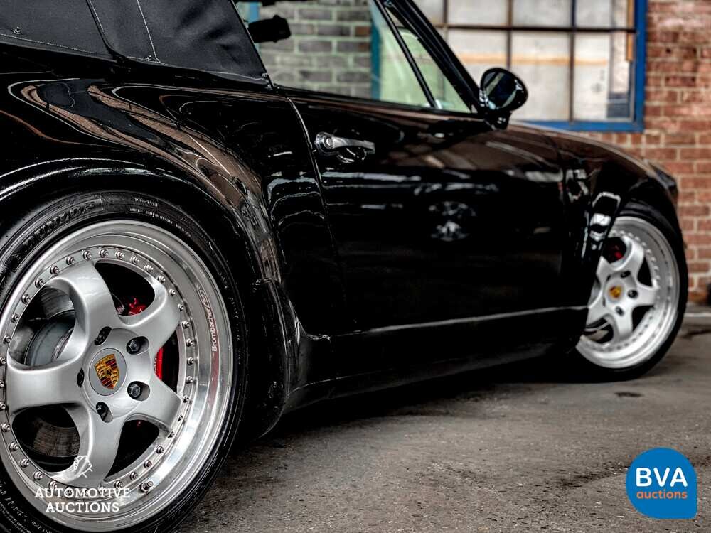 Porsche 911 964 Carrera 4 3.6 WTL | TURBO Look | Brombacher | MANUAL | Convertible 1991, TZ-NN-82.