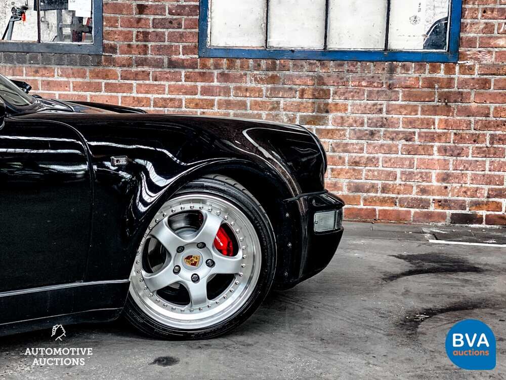 Porsche 911 964 Carrera 4 3.6 WTL | TURBO Look | Brombacher | MANUAL | Convertible 1991, TZ-NN-82.