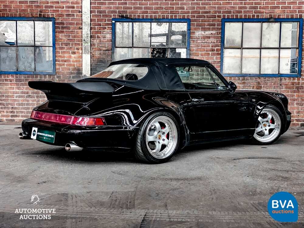 Porsche 911 964 Carrera 4 3.6 WTL | TURBO Look | Brombacher | MANUAL | Convertible 1991, TZ-NN-82.