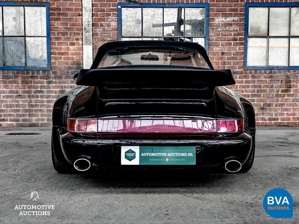 Porsche 911 964 Carrera 4 3.6 WTL | TURBO Look | Brombacher | MANUAL | Convertible 1991, TZ-NN-82.