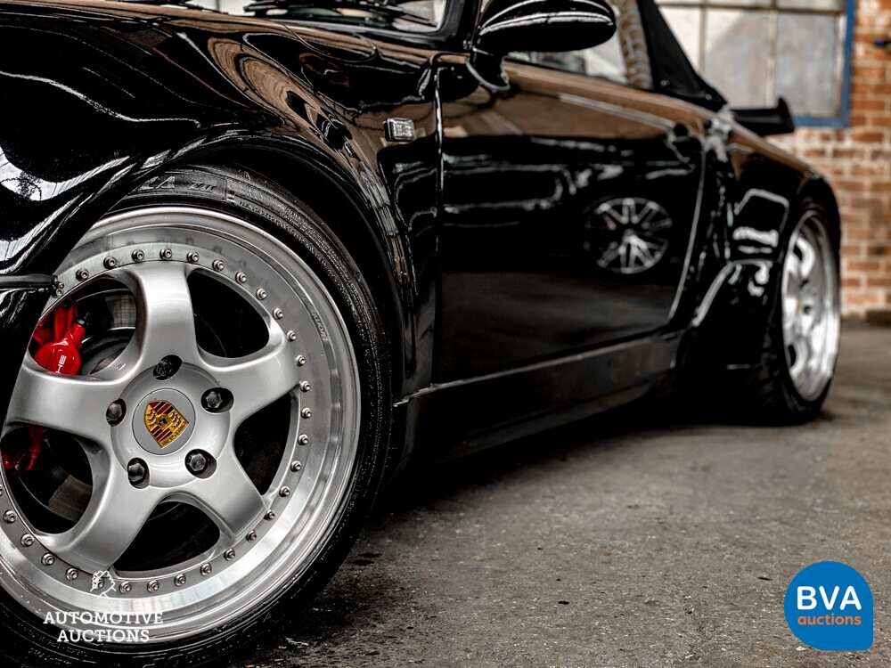 Porsche 911 964 Carrera 4 3.6 WTL | TURBO Look | Brombacher | MANUAL | Convertible 1991, TZ-NN-82.