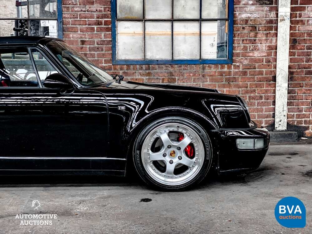 Porsche 911 964 Carrera 4 3.6 WTL | TURBO Look | Brombacher | MANUAL | Convertible 1991, TZ-NN-82.