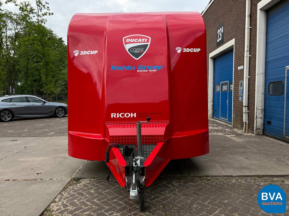 MAN TGL Vrachtauto Camper Kampeerauto Racing Transport + Trailer, 2-SVT-99