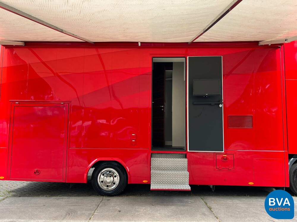 MAN TGL Vrachtauto Camper Kampeerauto Racing Transport + Trailer, 2-SVT-99