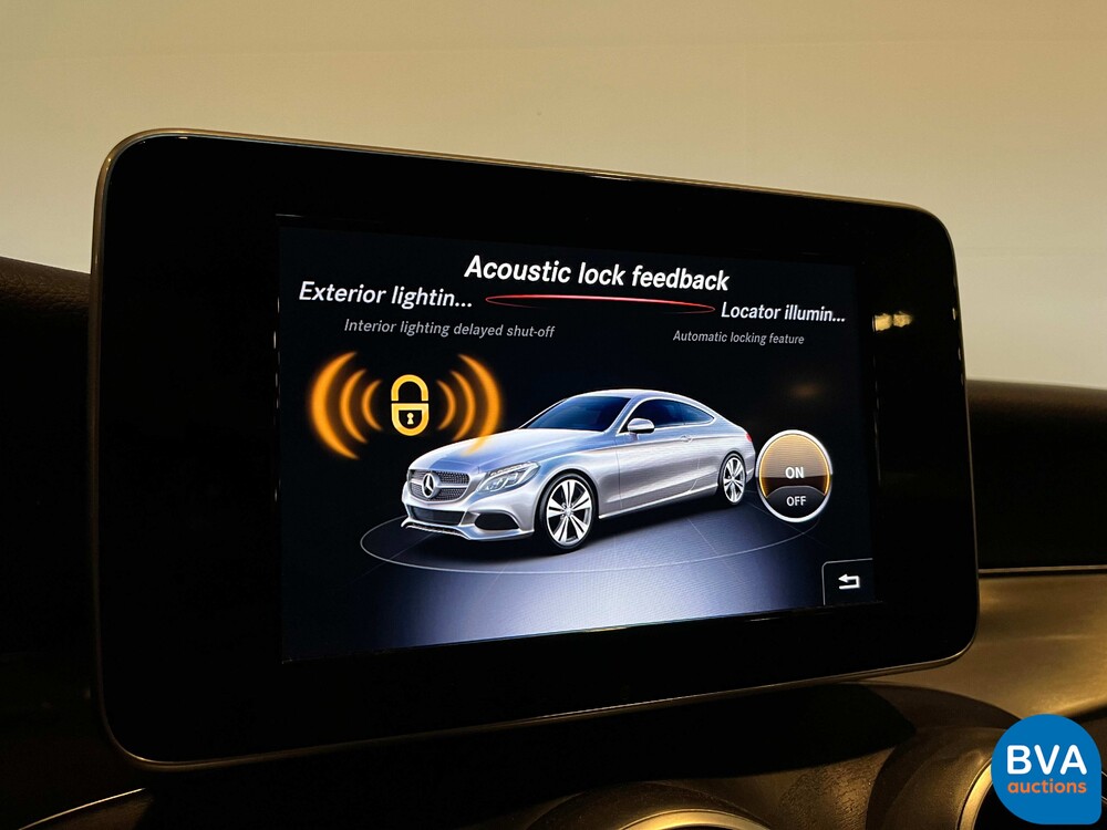 2017 Mercedes-Benz C180 Coupé AMG C-Klasse 156pk, G-955-VT.