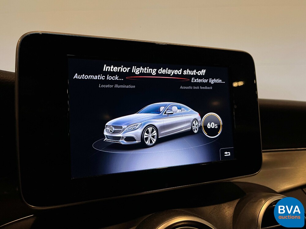 2017 Mercedes-Benz C180 Coupé AMG C-Klasse 156pk, G-955-VT.