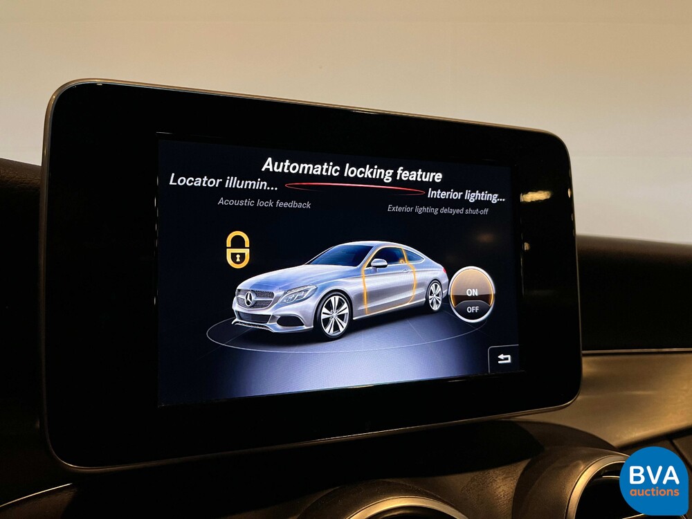 2017 Mercedes-Benz C180 Coupé AMG C-Klasse 156pk, G-955-VT.