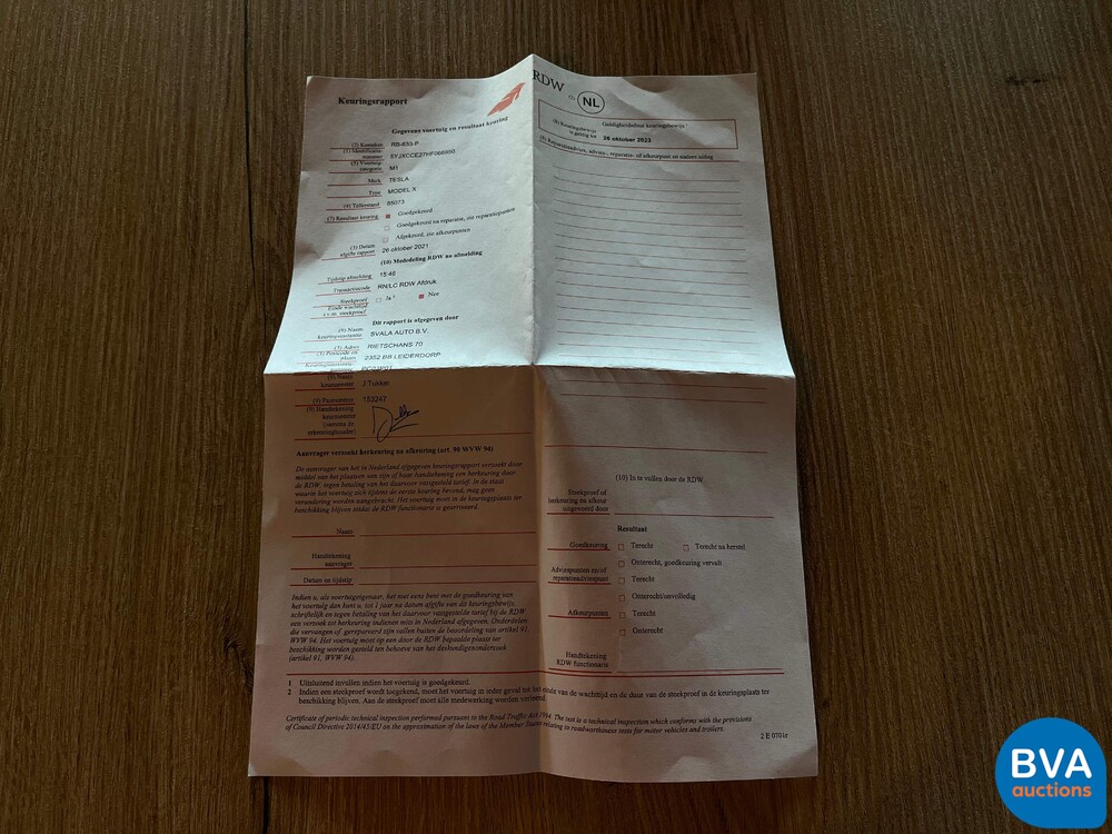 Tesla Model X 100D 418 PS | KOSTENLOS | 2017 - Organ. NL-, RB-633-P.