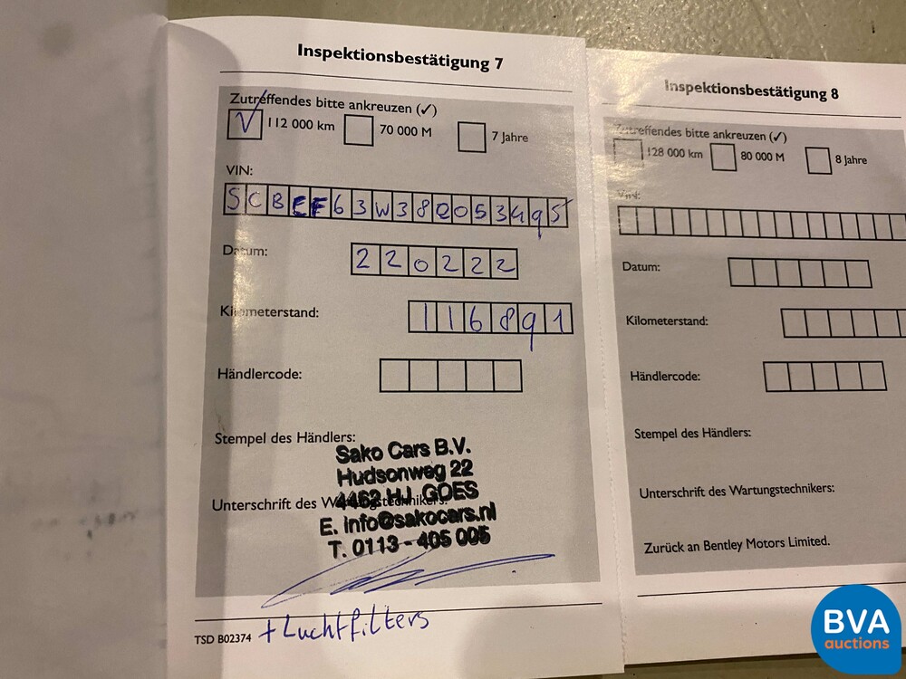 Bentley Continental GT SPEED6.0 W12 610 PS 2008 Coupé, NF-122-X.