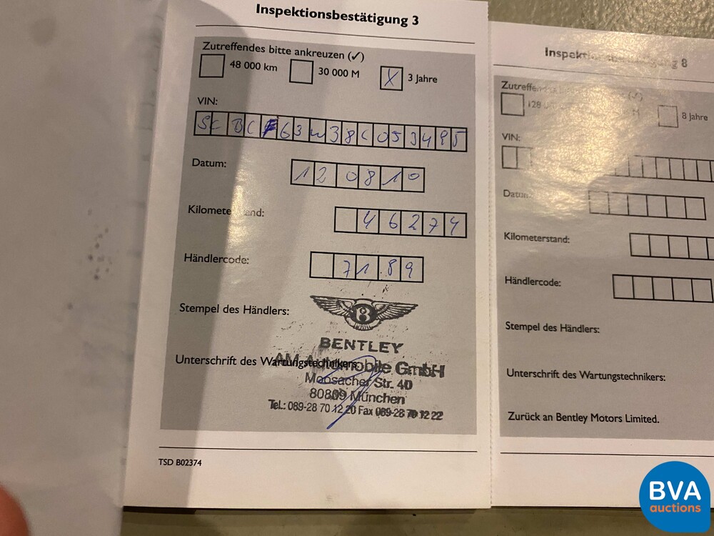 Bentley Continental GT SPEED6.0 W12 610 PS 2008 Coupé, NF-122-X.