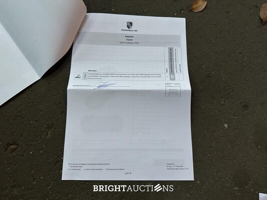 Porsche Taycan Turbo S 93 kWh 952pk 2020 Sport-Chrono