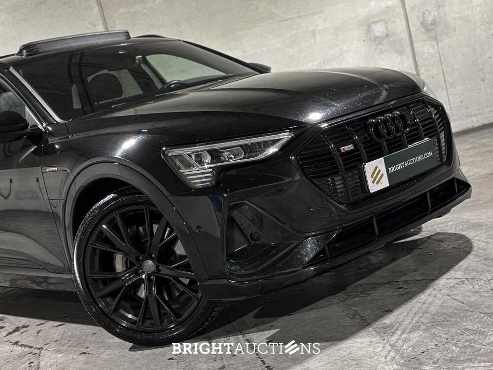 Audi e-tron 50 Quattro Launch Edition Black 71 kWh S-Line 313pk 2019 (Origineel-NL), H-970-BH