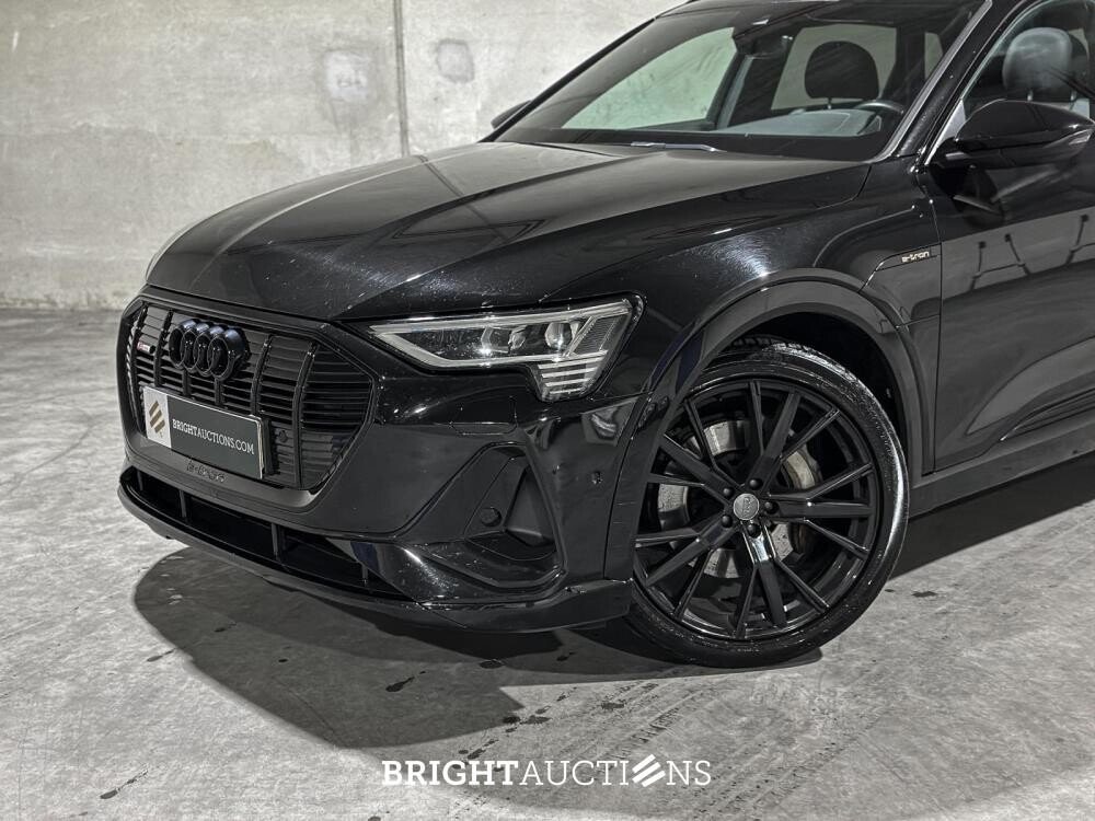 Audi e-tron 50 Quattro Launch Edition Black 71 kWh S-Line 313pk 2019 (Origineel-NL), H-970-BH