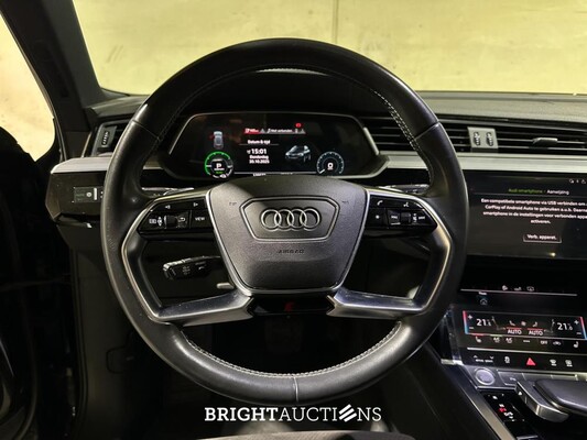 Audi e-tron 50 Quattro Launch Edition Black 71 kWh S-Line 313pk 2019 (Origineel-NL), H-970-BH