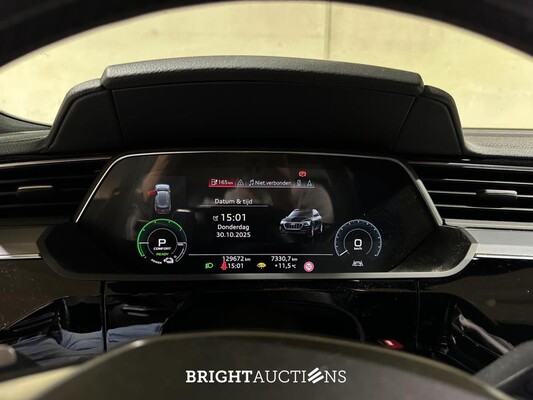 Audi e-tron 50 Quattro Launch Edition Black 71 kWh S-Line 313pk 2019 (Origineel-NL), H-970-BH