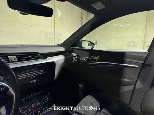 Audi e-tron 50 Quattro Launch Edition Black 71 kWh S-Line 313pk 2019 (Origineel-NL), H-970-BH