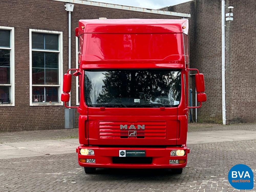 MAN TGL Vrachtauto Camper Kampeerauto Racing Transport + Trailer, 2-SVT-99.