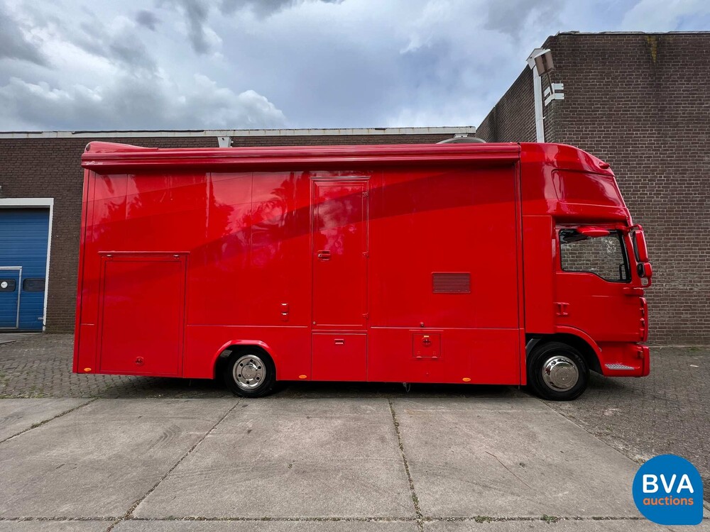 MAN TGL Vrachtauto Camper Kampeerauto Racing Transport + Trailer, 2-SVT-99.