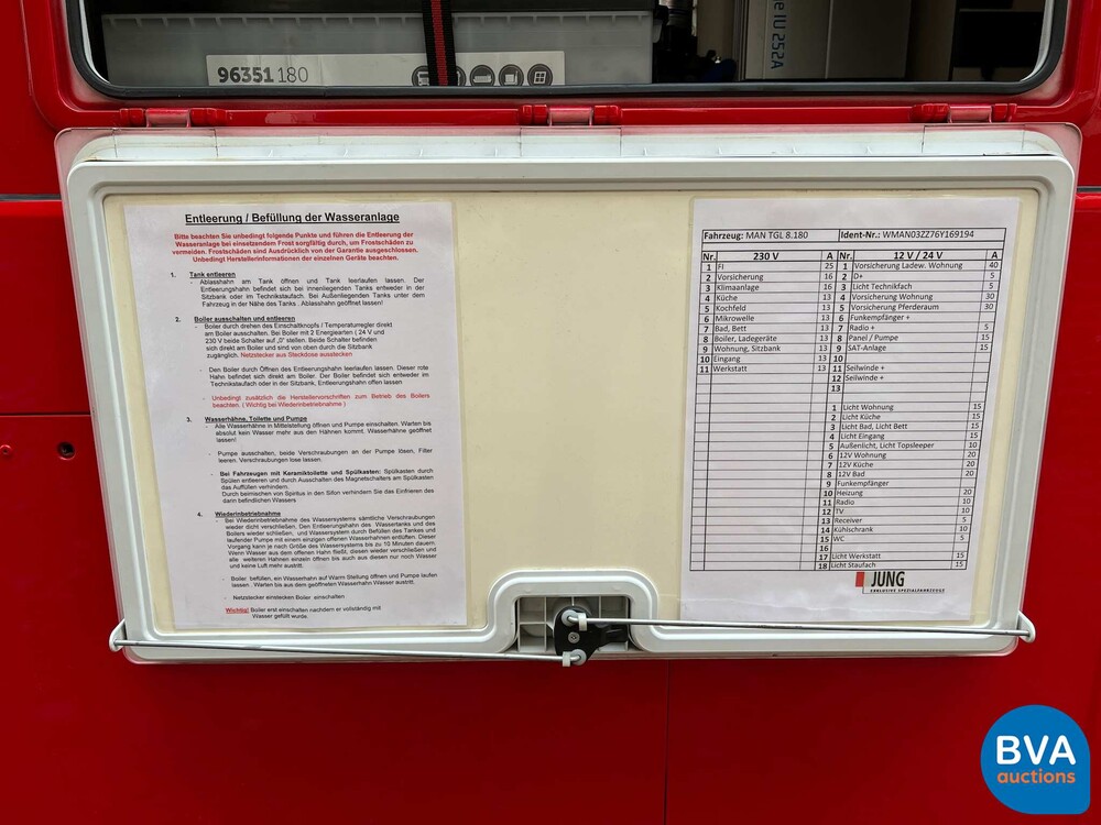 MAN TGL Vrachtauto Camper Kampeerauto Racing Transport + Trailer, 2-SVT-99.