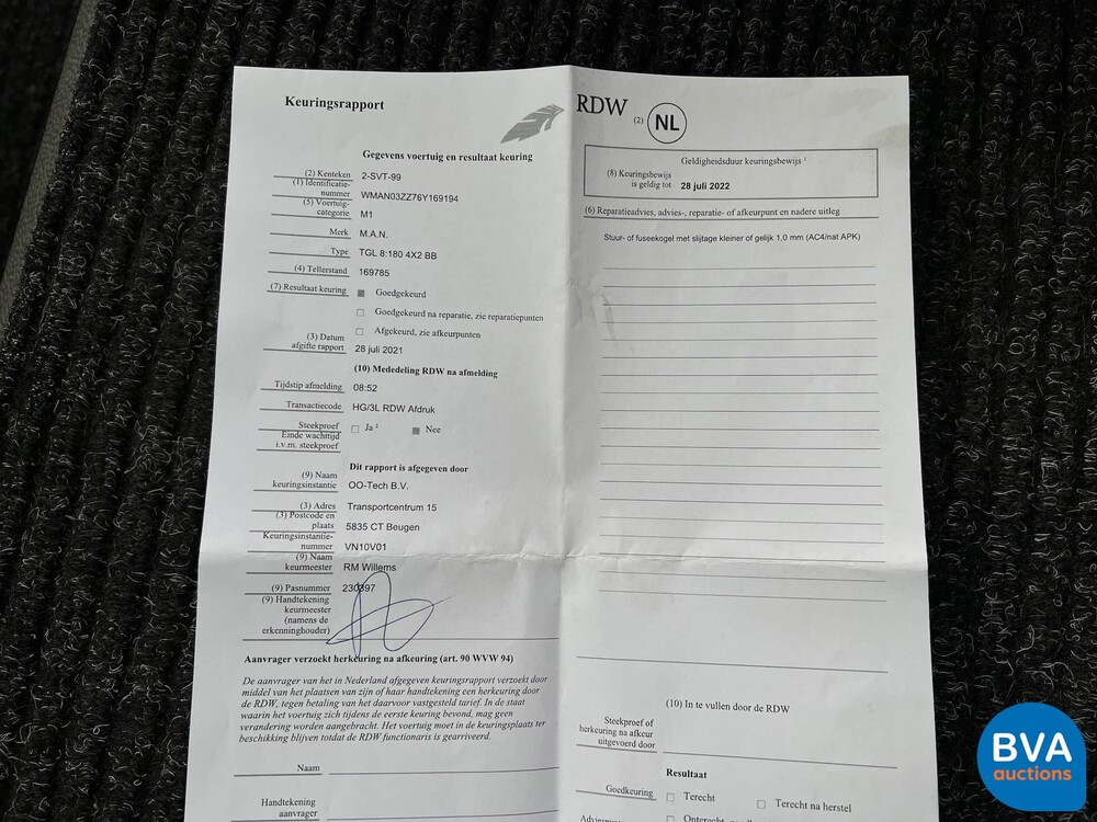 MAN TGL Vrachtauto Camper Kampeerauto Racing Transport + Trailer, 2-SVT-99.