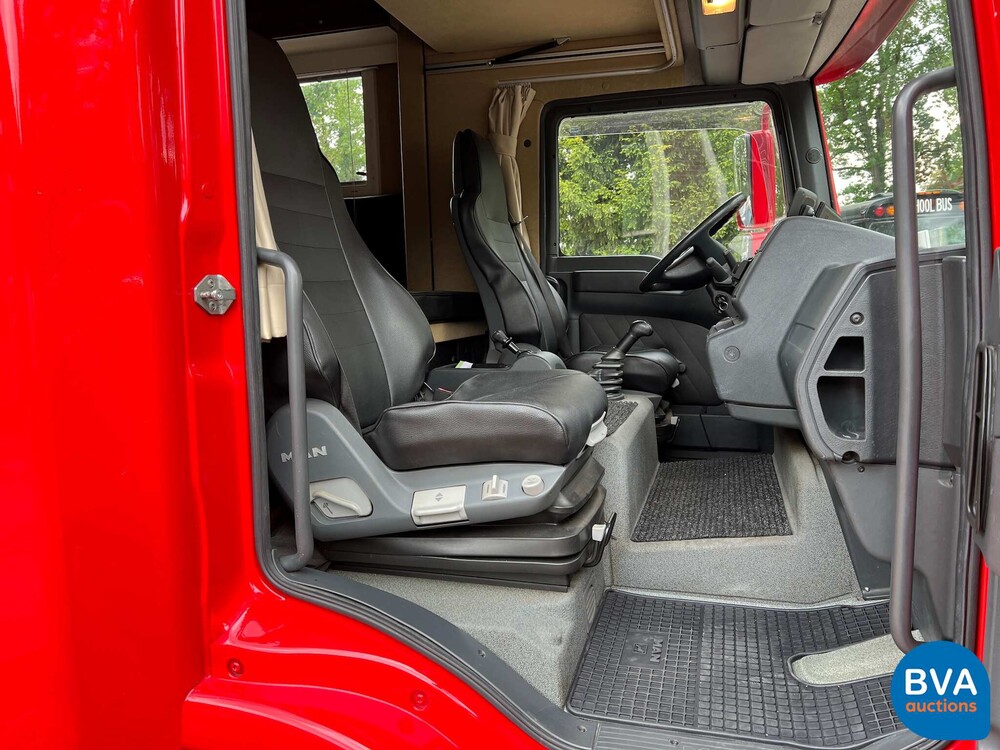 MAN TGL Vrachtauto Camper Kampeerauto Racing Transport + Trailer, 2-SVT-99.