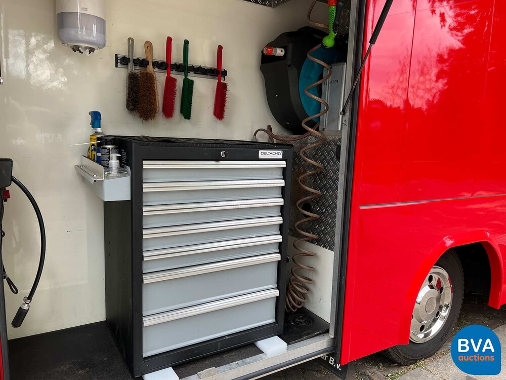 MAN TGL Vrachtauto Camper Kampeerauto Racing Transport + Trailer, 2-SVT-99.