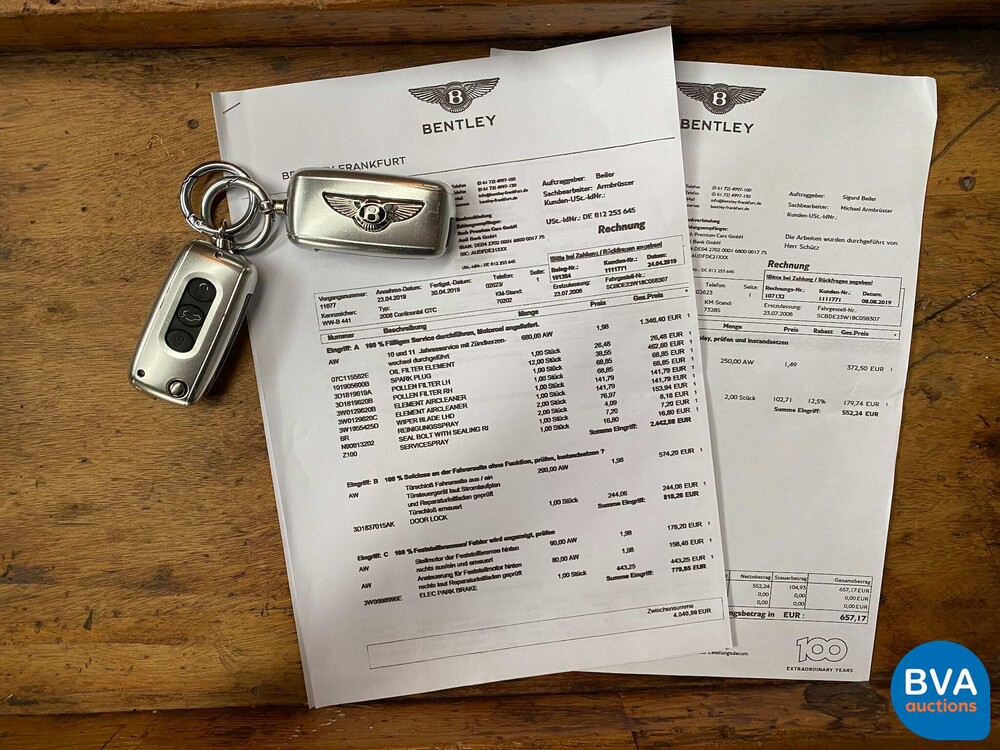 Bentley Continental GTC6.0 W12 560 PS 2008 GT Cabrio, L-183-GT.
