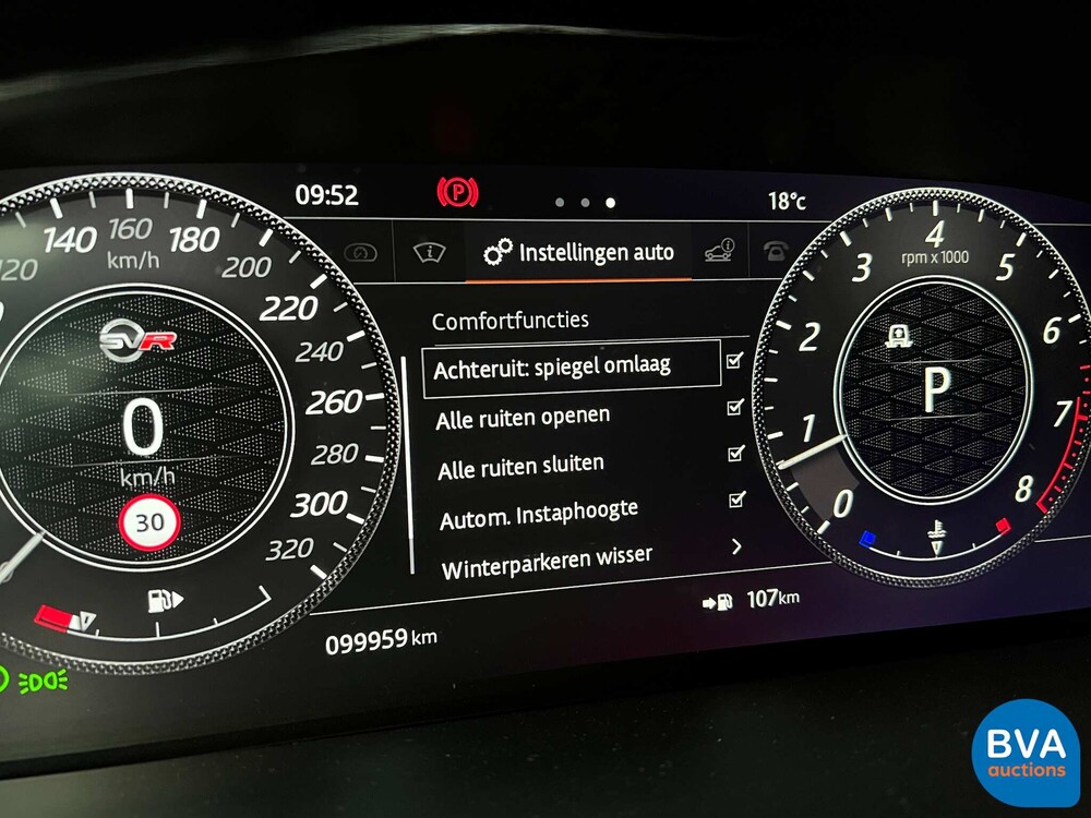 Land Rover Range Rover Sport SVR FACELIFT 5.0 V8 CARBON 575 PS 2018, XH-816-V.