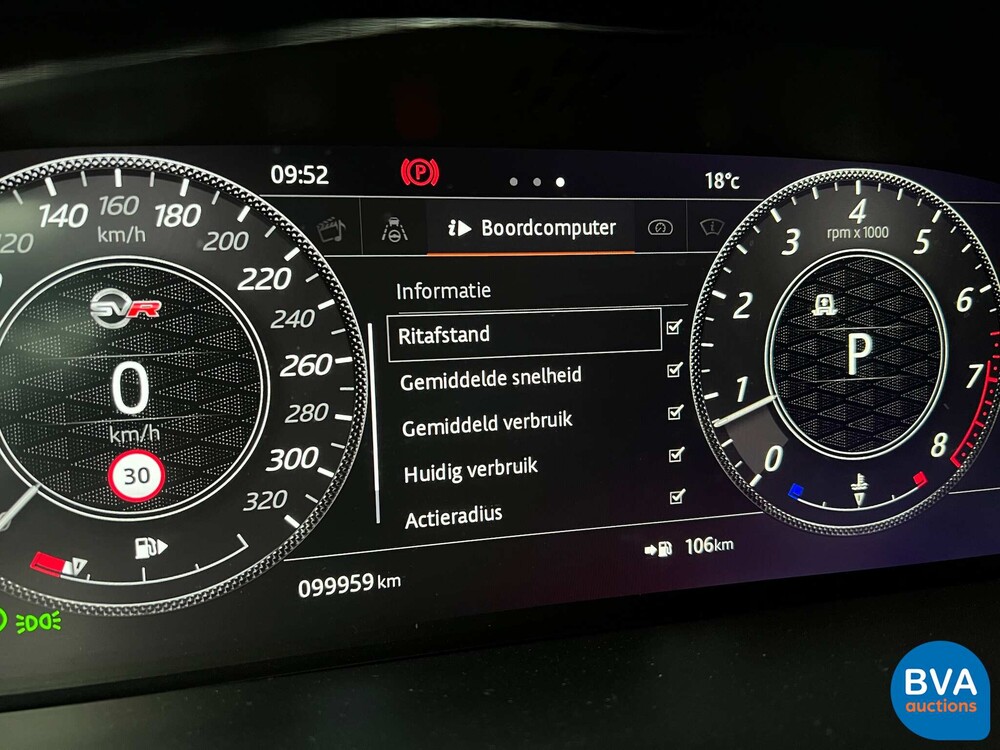 Land Rover Range Rover Sport SVR FACELIFT 5.0 V8 CARBON 575 PS 2018, XH-816-V.