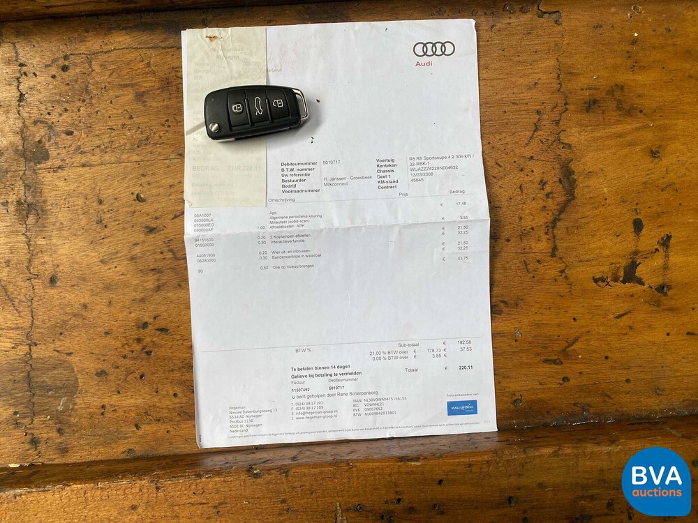 Audi R8 4.2 V8 FSI Quatrro 420hp 2008, 32-RBK-1.