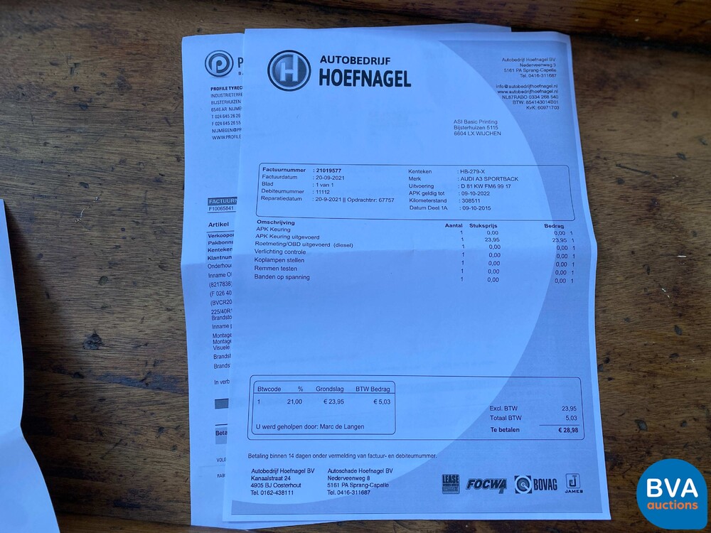 Audi A3 Sportback 1.6 TDI Ambition Sport Edition -Org.NL- 2015, HB-279-X