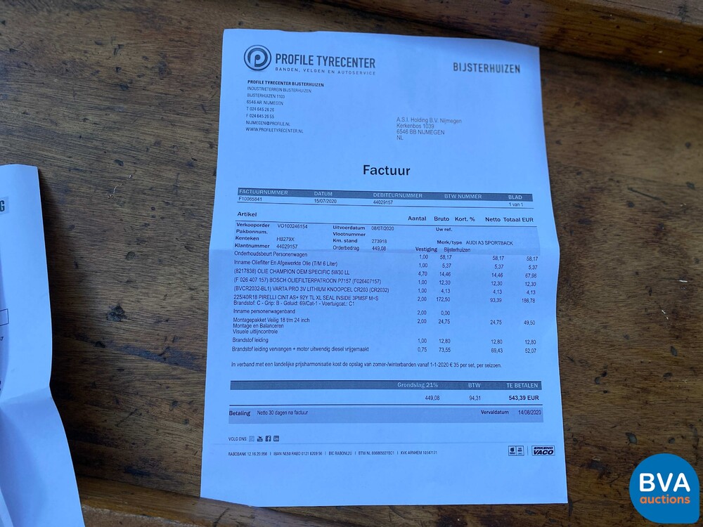 Audi A3 Sportback 1.6 TDI Ambition Sport Edition -Org.NL- 2015, HB-279-X