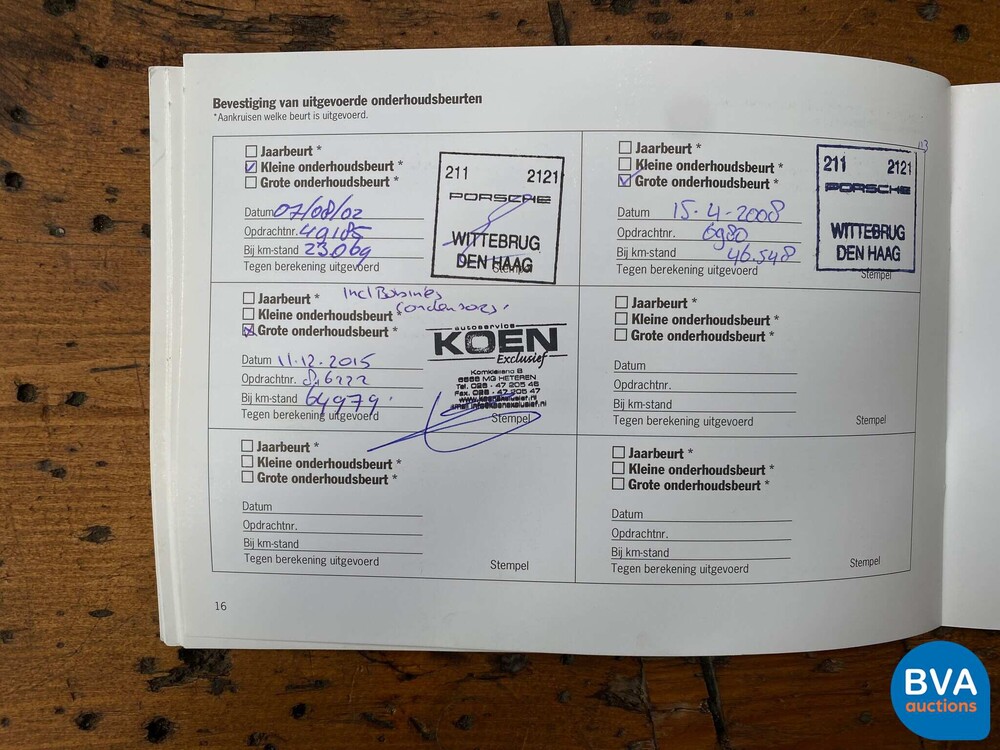 Porsche 911 Turbo 3.6 Coupé 420 PS org.NL 996 MKII 2000, HP-636-V.